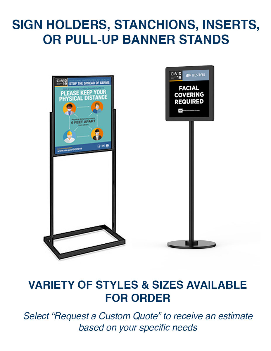 Pedestal Sign